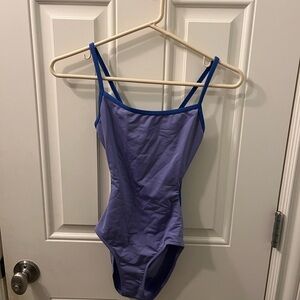 Maria purple camisole leotard with back cutout - Size petite women’s